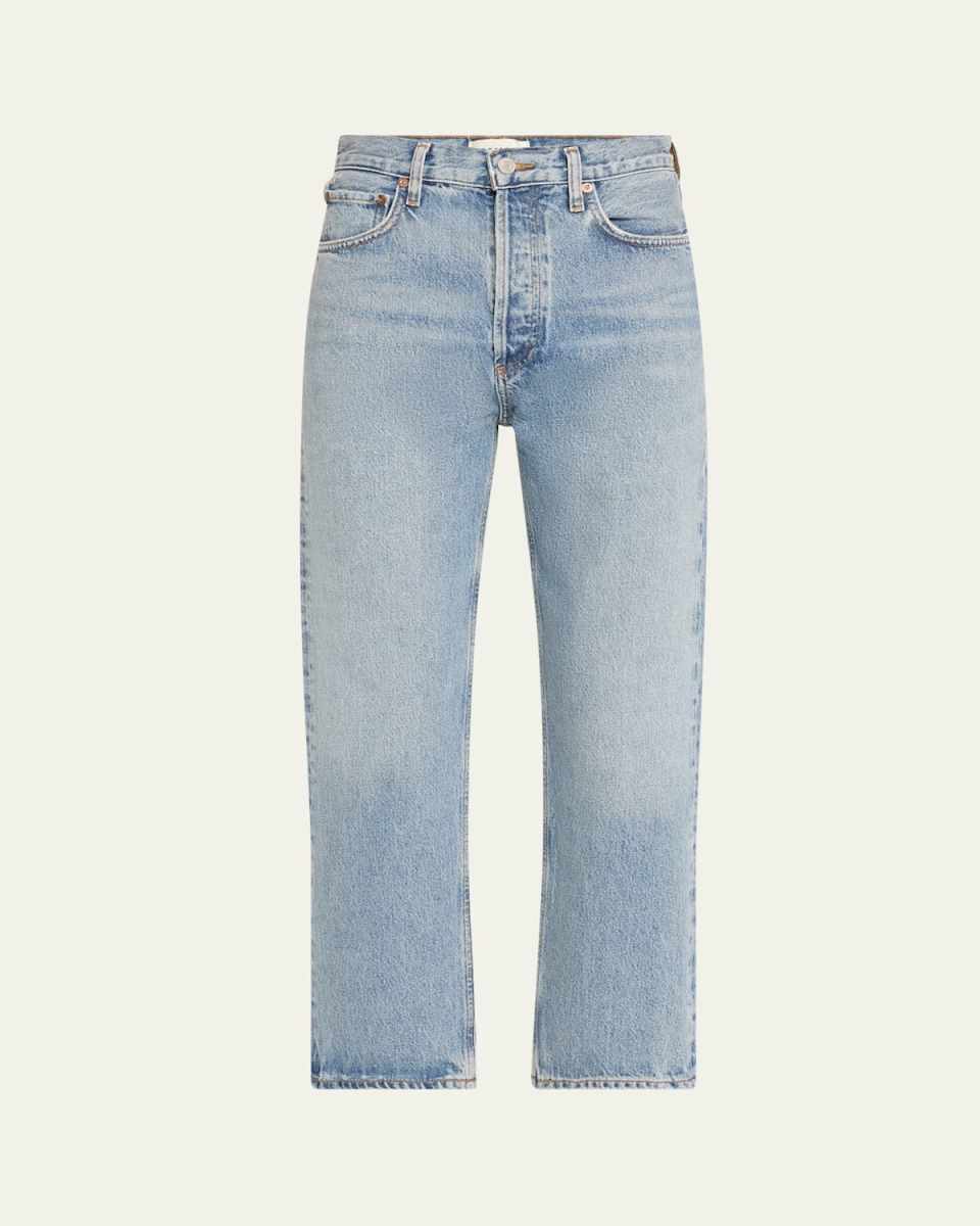 90s Pinch Waist Cropped Jeans